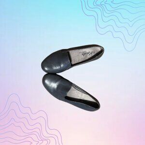 LIFESTRIDE Velocity 2.0 Black Faux Leather Slip-On Loafers